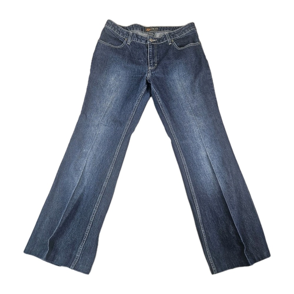 Route 66 Womens Low Rise Bootcut Jeans Size 14A Blue Denim Pants